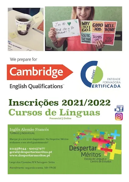 DESPERTAR MÉRITOS - Escola de Línguas e Centro de Estudos